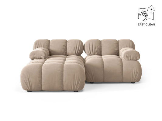 Bellis Modular Corner Sofa, 3 Seats, 188x155 cm — Beige / Left