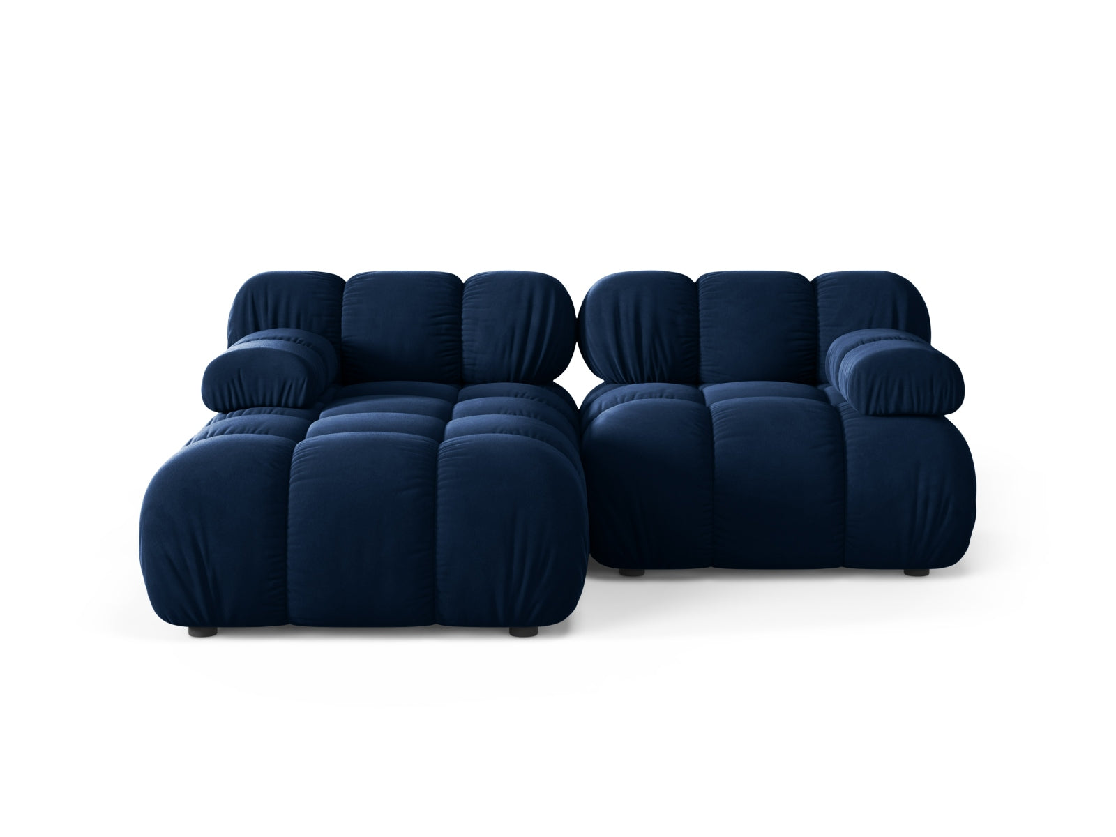 Bellis Modular Corner Sofa, 3 Seats, 188x155 cm — Royal Blue / Left