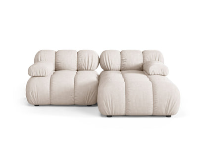 Bellis Modular Corner Sofa, 3 Seats, 188x155 cm — Beige / Right
