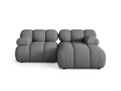 Bellis Modular Corner Sofa, 3 Seats, 188x155 cm — Grey / Right