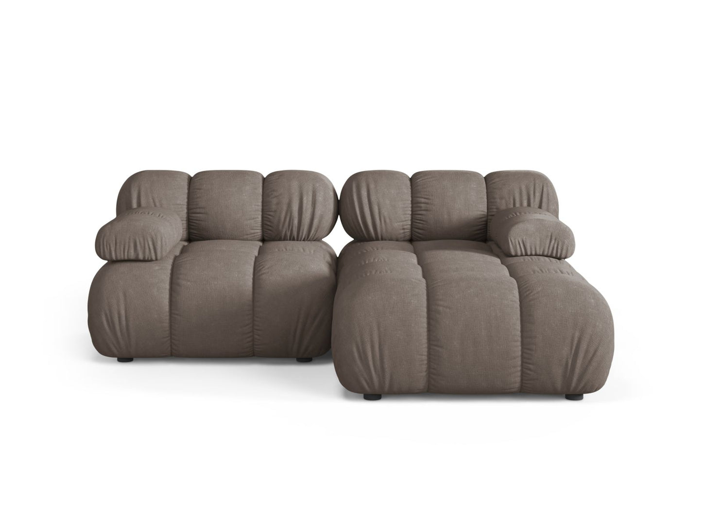 Bellis Modular Corner Sofa, 3 Seats, 188x155 cm — Cappuccino / Right