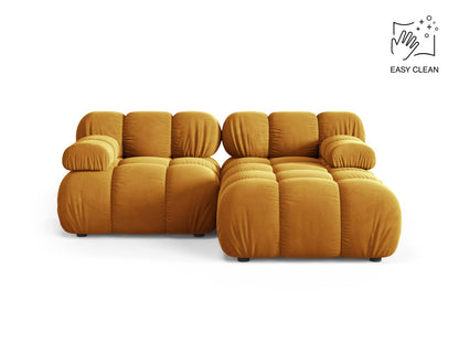 Bellis Modular Corner Sofa, 3 Seats, 188x155 cm — Yellow / Right