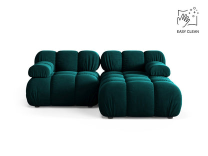 Bellis Modular Corner Sofa, 3 Seats, 188x155 cm — Deep Petrol / Right