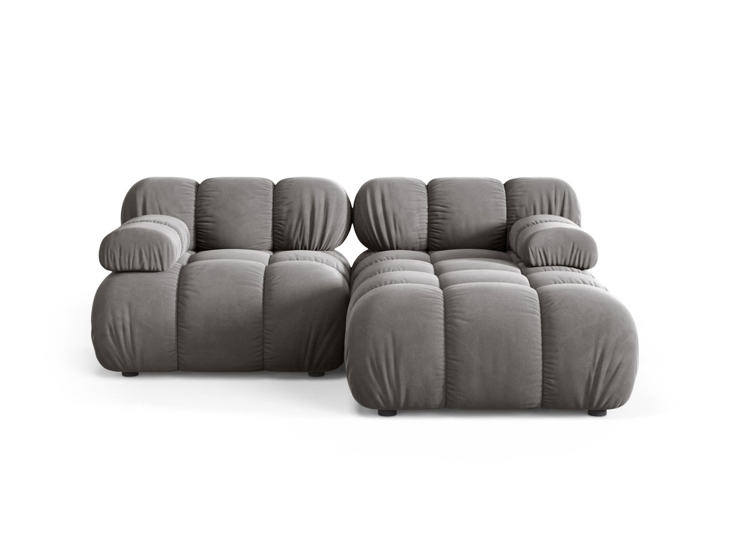 Bellis Modular Corner Sofa, 3 Seats, 188x155 cm — Light Grey / Right
