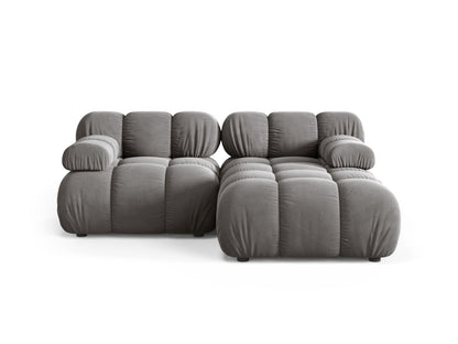 Bellis Modular Corner Sofa, 3 Seats, 188x155 cm — Light Grey / Right