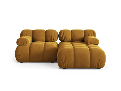 Bellis Modular Corner Sofa, 3 Seats, 188x155 cm — Yellow / Right
