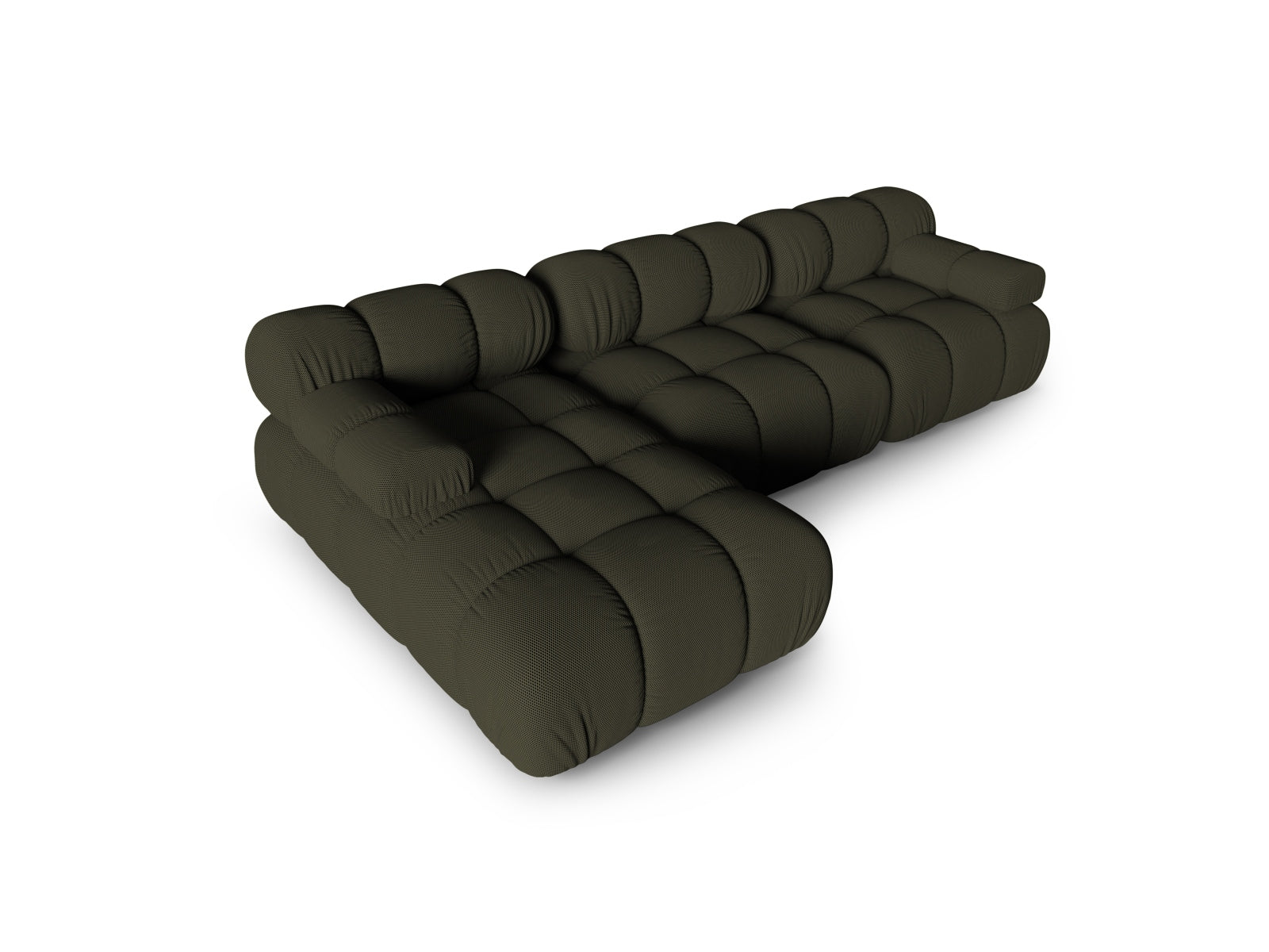 Ecksofa 3D Amazon Green Bellis — Detailansicht