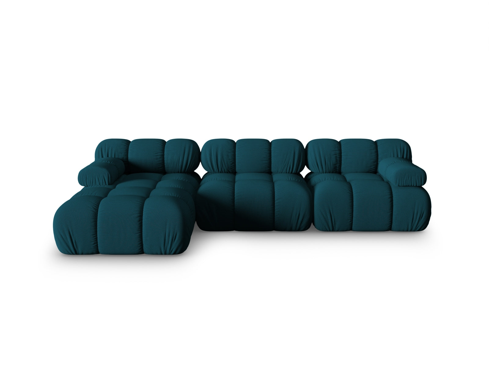 Bellis Modular Corner Sofa, 4 Seats, 282x155 cm — Navy Blue / Left