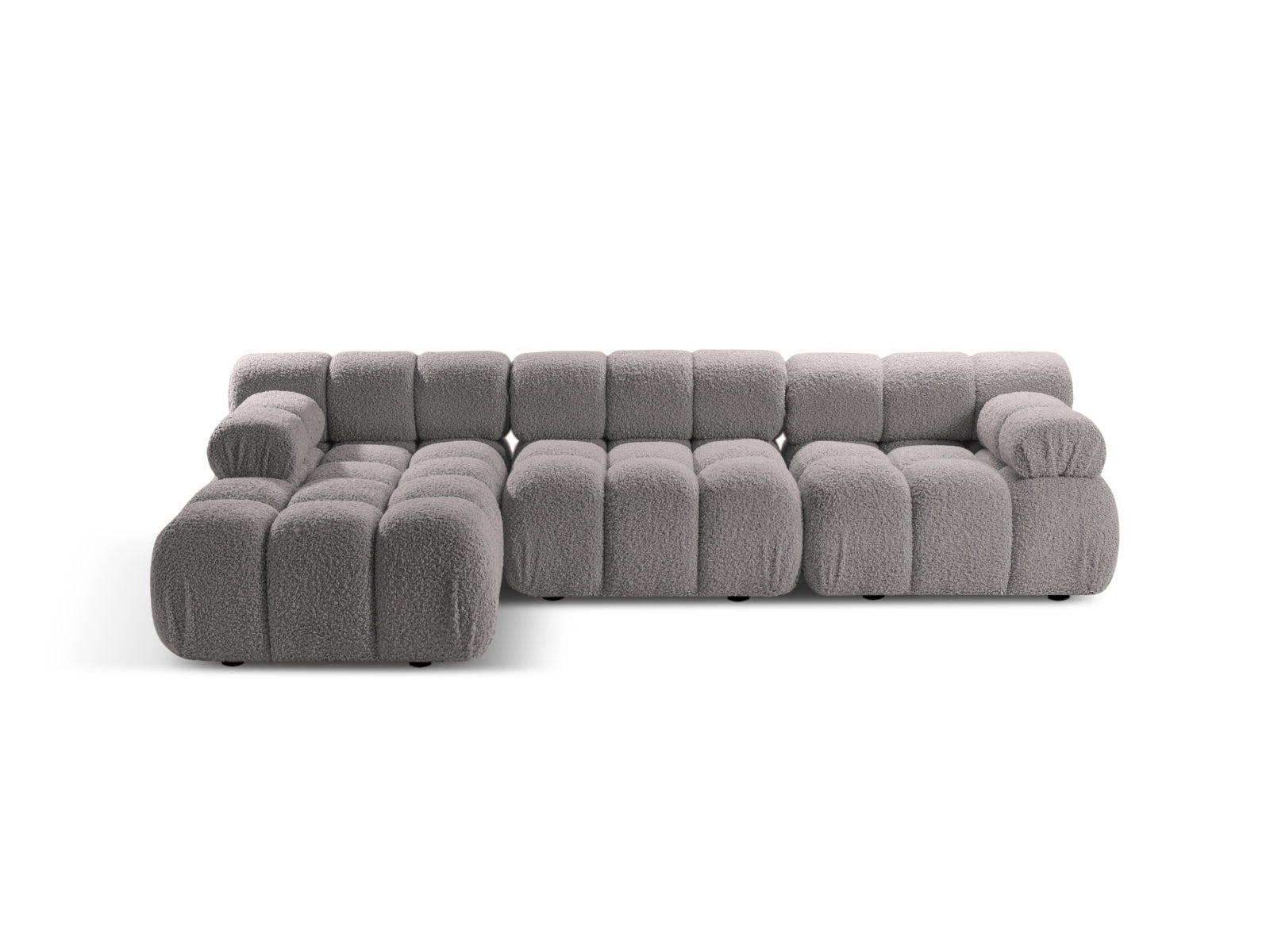 Bellis Modular Corner Sofa, 4 Seats, 282x155 cm — Light Grey / Left