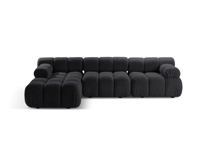 Ecksofa Bouclé Brick Bellis — Graphite