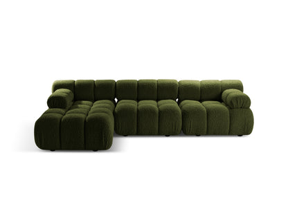 Ecksofa Bouclé Brick Bellis — Green
