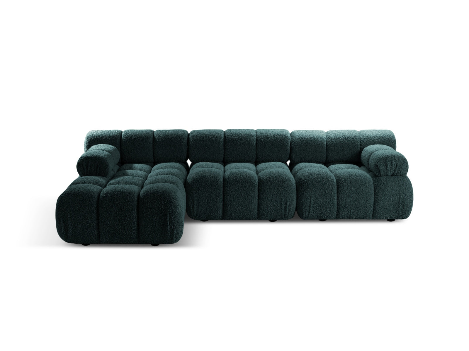Bellis Modular Corner Sofa, 4 Seats, 282x155 cm — Petrol / Left
