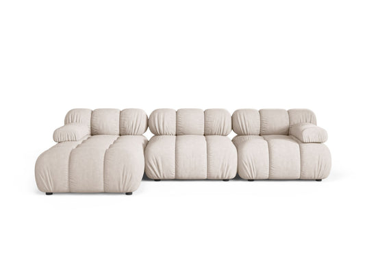 Bellis Modular Corner Sofa, 4 Seats, 282x155 cm — Beige / Left