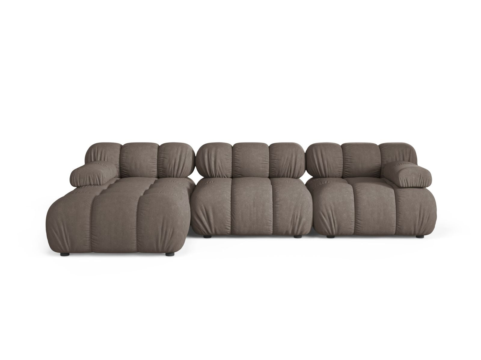 Bellis Modular Corner Sofa, 4 Seats, 282x155 cm — Cappuccino / Left