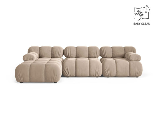 Bellis Modular Corner Sofa, 4 Seats, 282x155 cm — Beige / Left