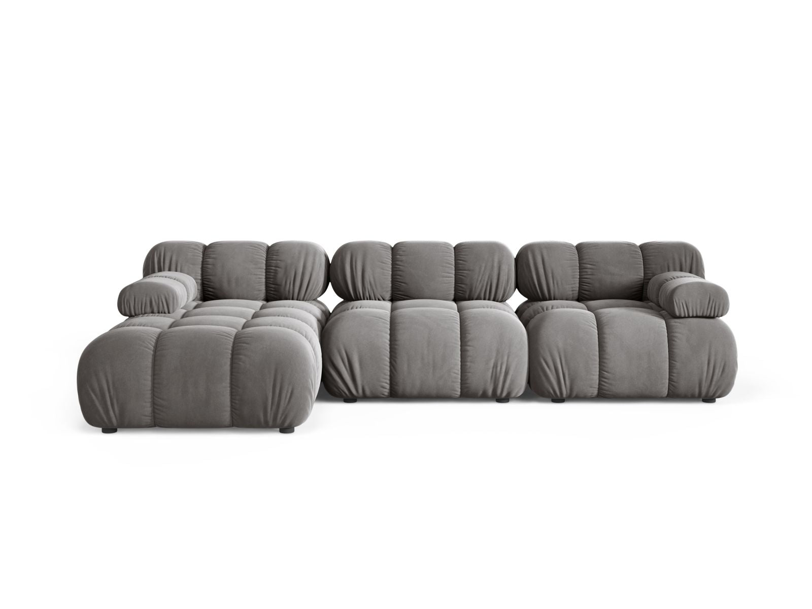 Bellis Modular Corner Sofa, 4 Seats, 282x155 cm — Light Grey / Left