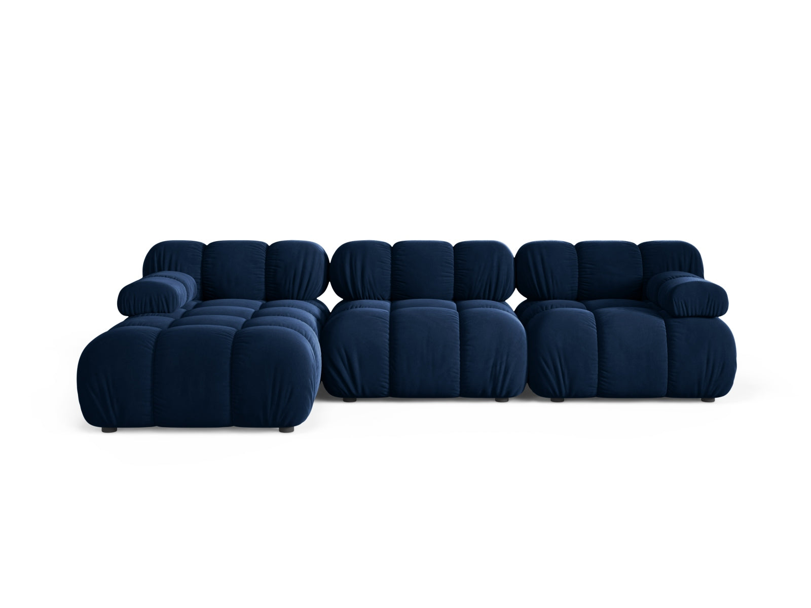 Bellis Modular Corner Sofa, 4 Seats, 282x155 cm — Royal Blue / Left