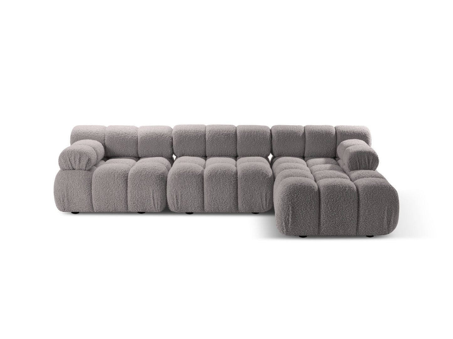 Bellis Modular Corner Sofa, 4 Seats, 282x155 cm — Light Grey / Right