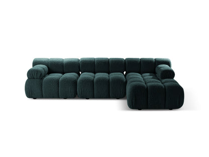 Bellis Modular Corner Sofa, 4 Seats, 282x155 cm — Petrol / Right