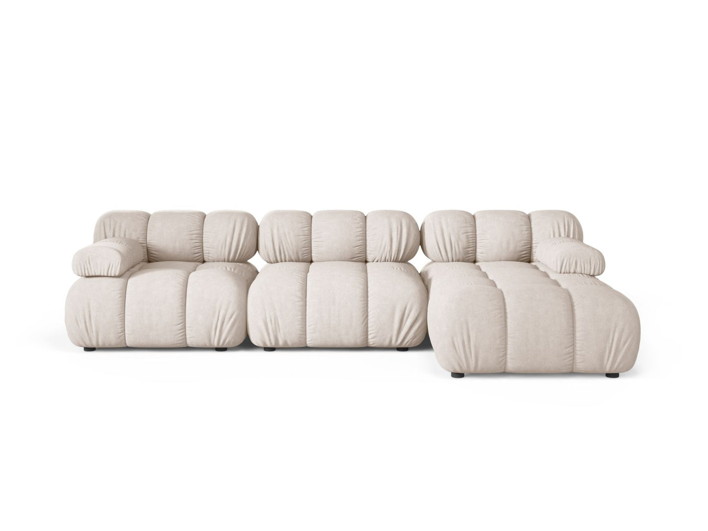 Bellis Modular Corner Sofa, 4 Seats, 282x155 cm — Beige / Right
