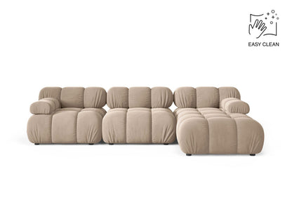 Bellis Modular Corner Sofa, 4 Seats, 282x155 cm — Beige / Right