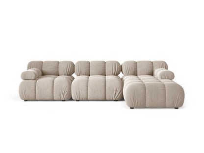 Bellis Modular Corner Sofa, 4 Seats, 282x155 cm — Dark Beige / Right