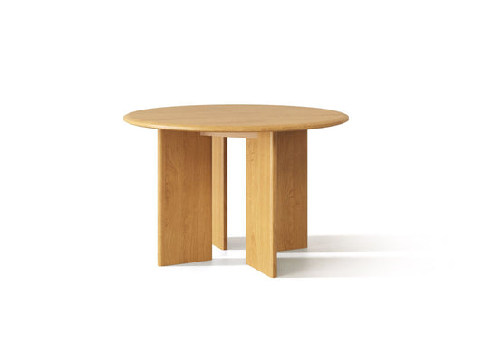 Charlotte Dining Table, 120x120 cm — Natural Oak