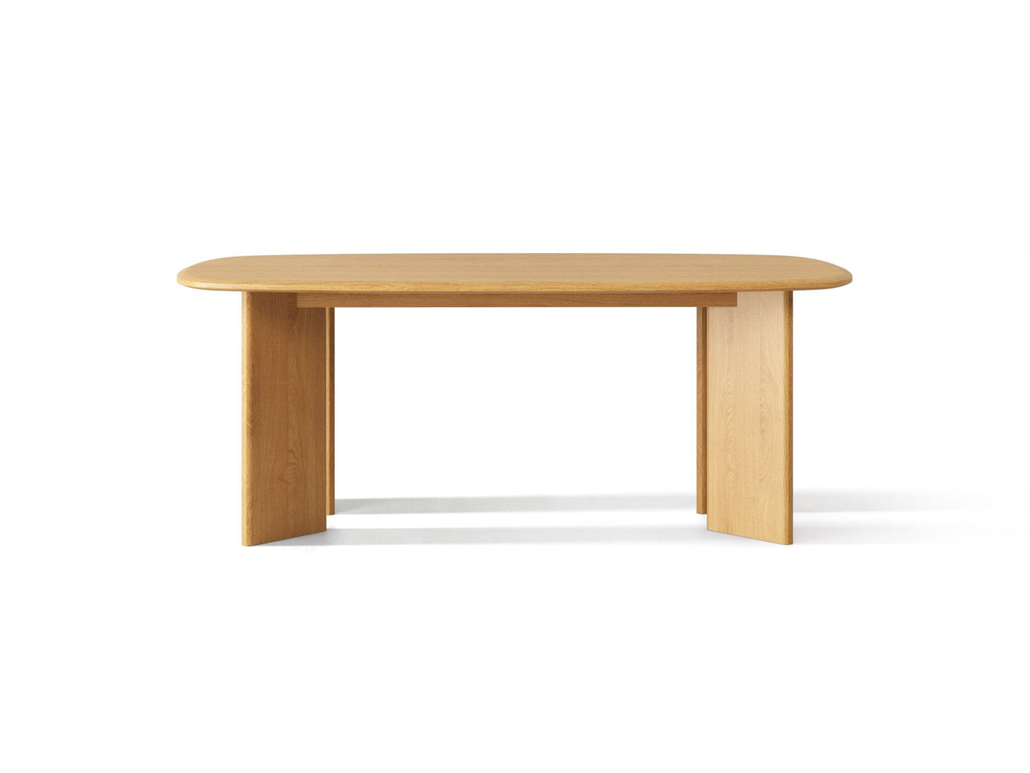 Tisch Holz Natural Oak Charlotte — Wohnbeispiel