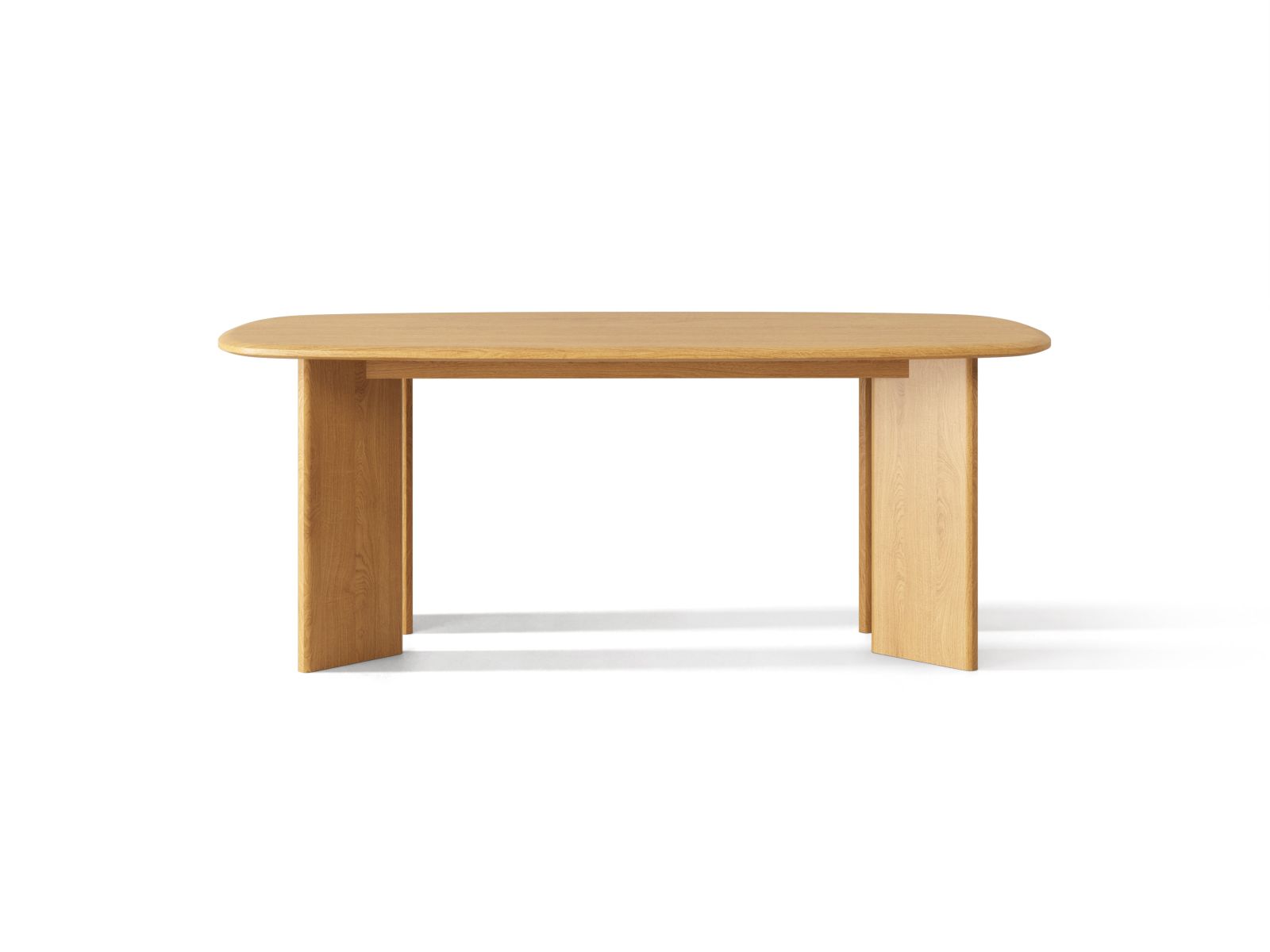 Tisch Holz Natural Oak Charlotte — Wohnbeispiel
