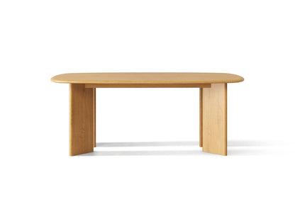 Tisch Holz Natural Oak Charlotte — Wohnbeispiel