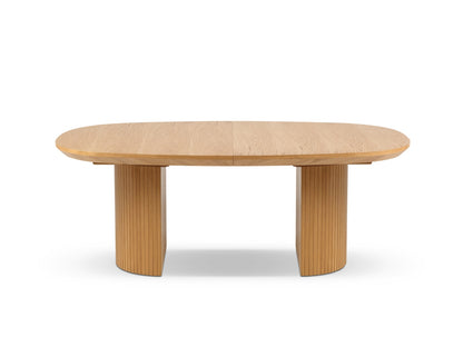 Tisch Holz Black Oak Veneer and Black Oak Nido — Natural Oak Veneer and Oak