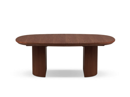 Tisch Holz Black Oak Veneer and Black Oak Nido — Dark Oak Veneer and Dark Brown Oak