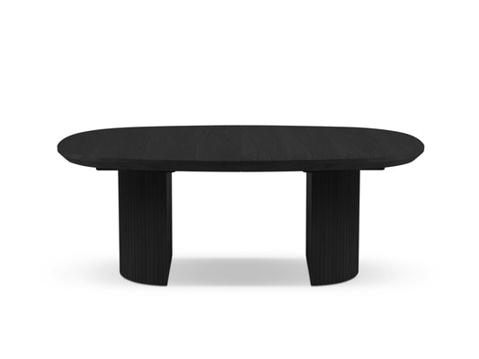 Nido Extendable Table, 12 Seats, 200x110 cm — Black Oak Veneer and Black Oak