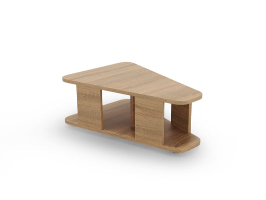 Miley Coffee Table, 88x53 cm — Light Brown