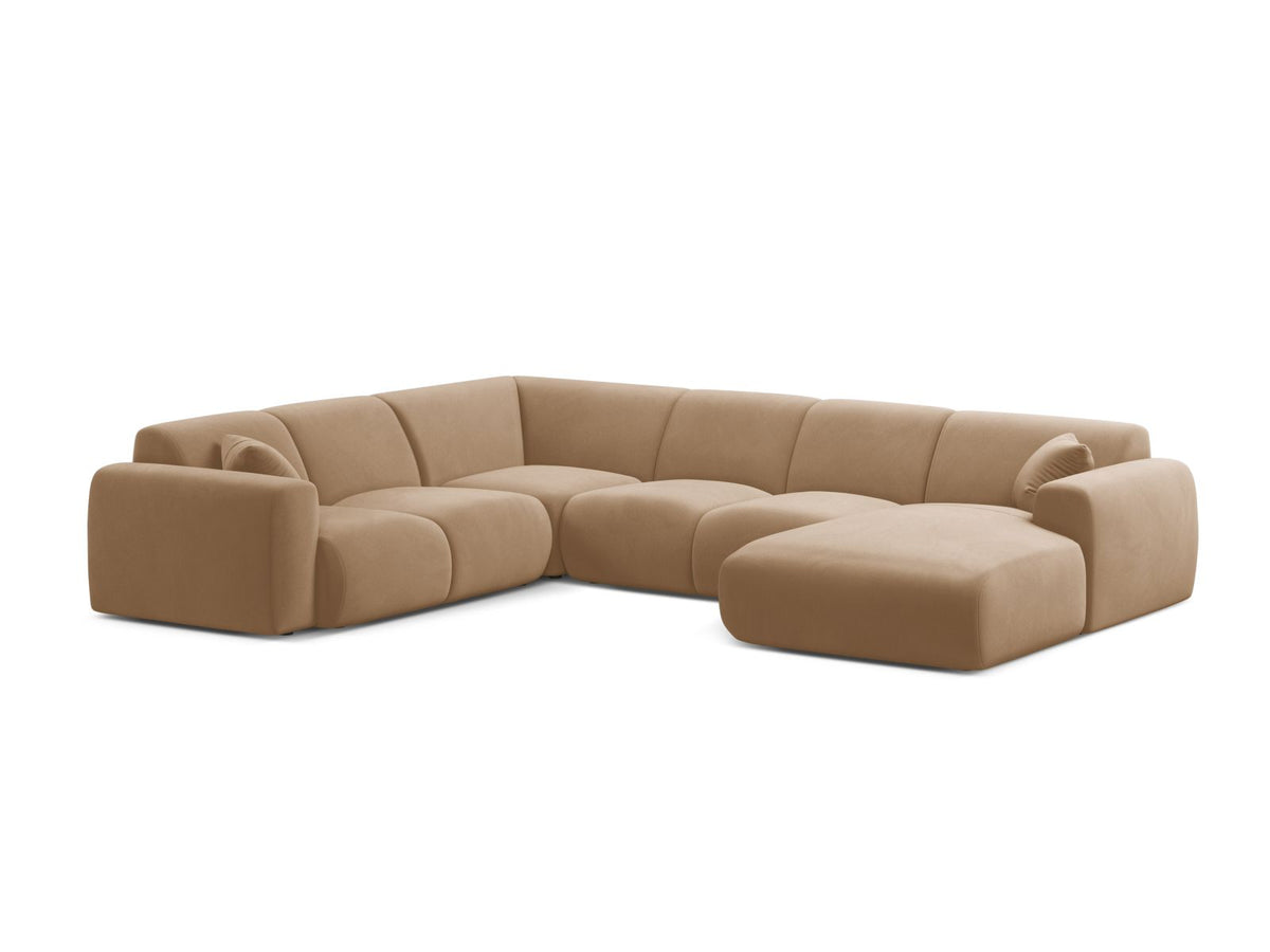 Molino Modular Panoramic Corner Sofa, 6 Seats, 326x252 cm — Sand / Left
