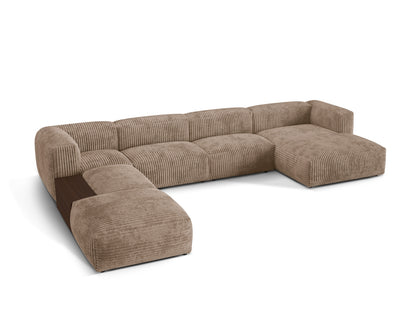 Panorama-Ecksofa Cord Acorn Martina — Detailansicht