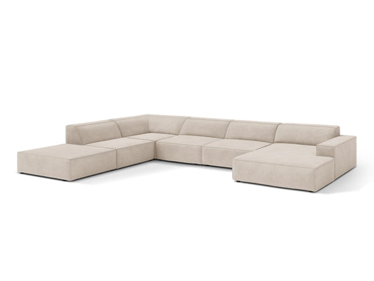 Jodie Modular Panoramic Corner Sofa, 7 Seats, 361x258 cm