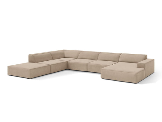 Jodie Modular Panoramic Corner Sofa, 7 Seats, 361x258 cm