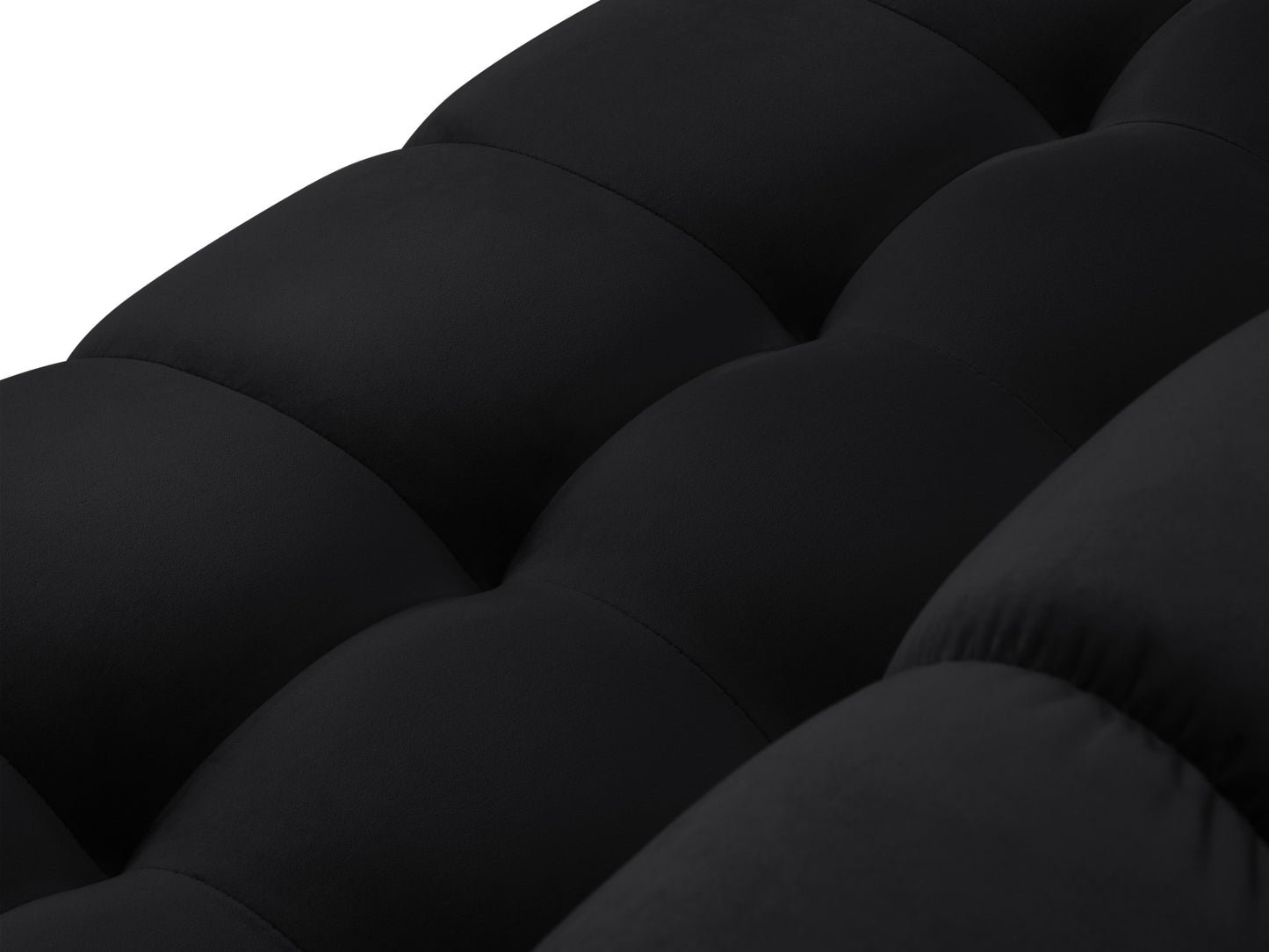 Panorama-Ecksofa Samt Schwarz Mamaia — Maße und Details