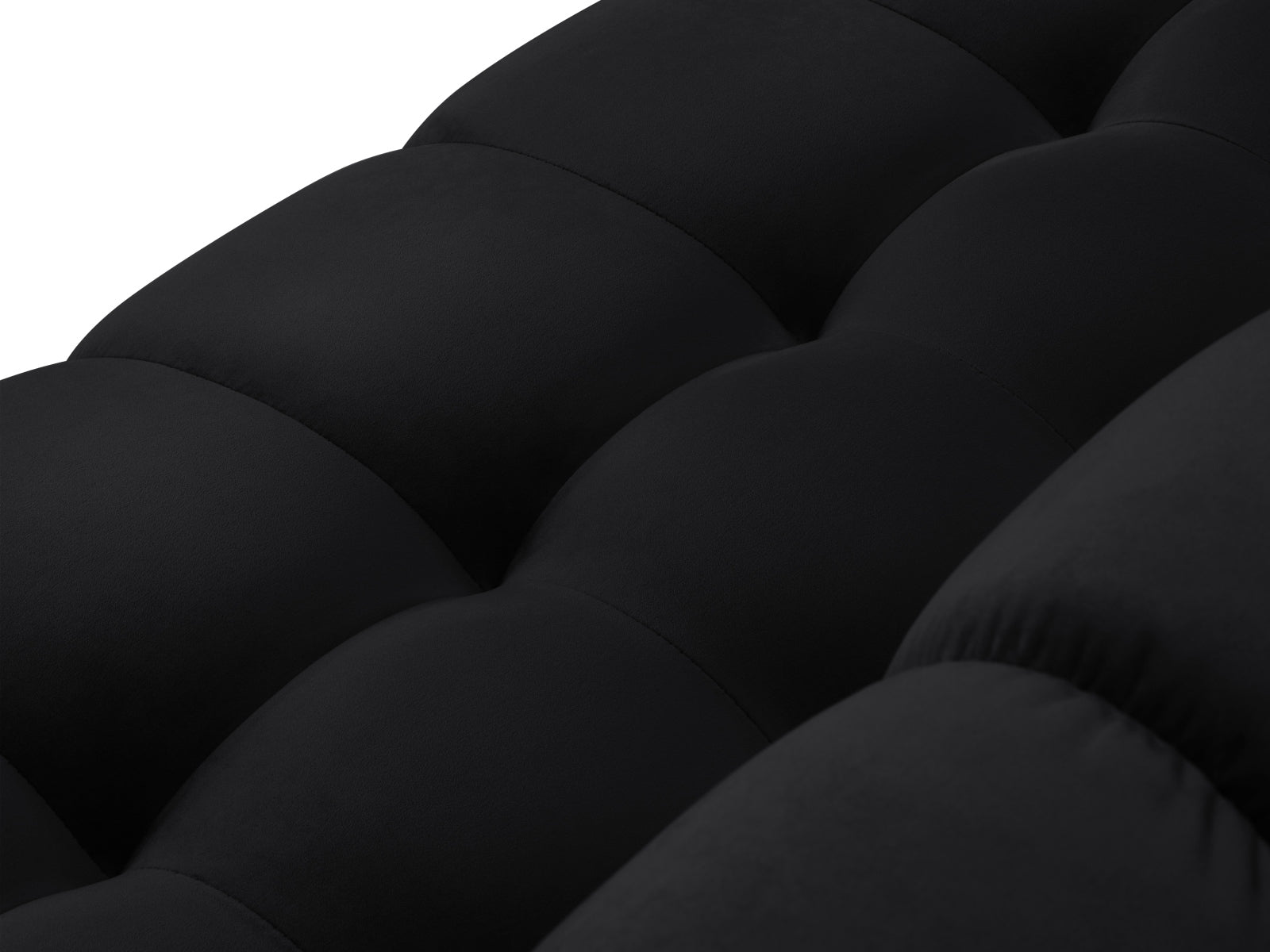 Panorama-Ecksofa Samt Schwarz Mamaia — Maße und Details