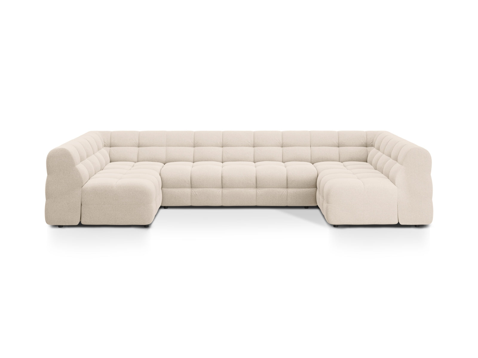 Kendal Panoramic Sofa, 7 Seats, 372x203 cm — Beige