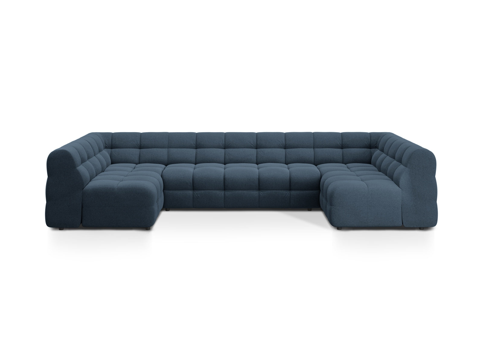 Kendal Panoramic Sofa, 7 Seats, 372x203 cm — Navy Blue