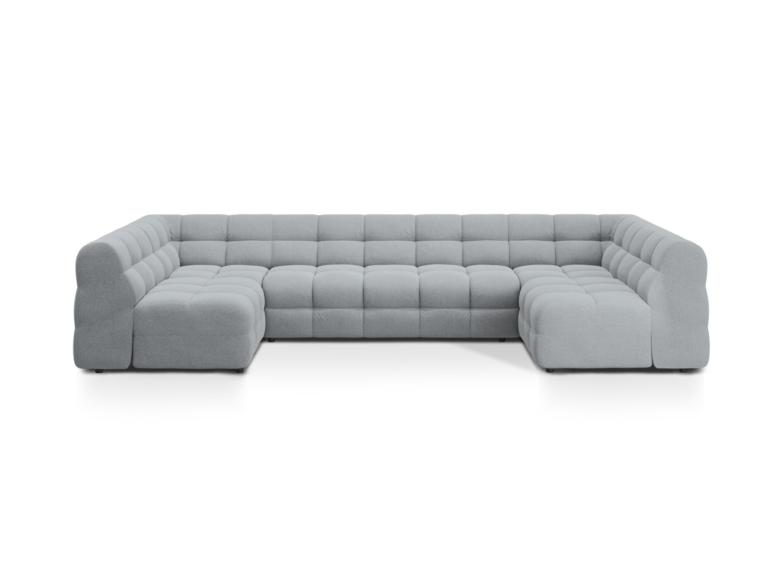 Kendal Panoramic Sofa, 7 Seats, 372x203 cm — Platinum