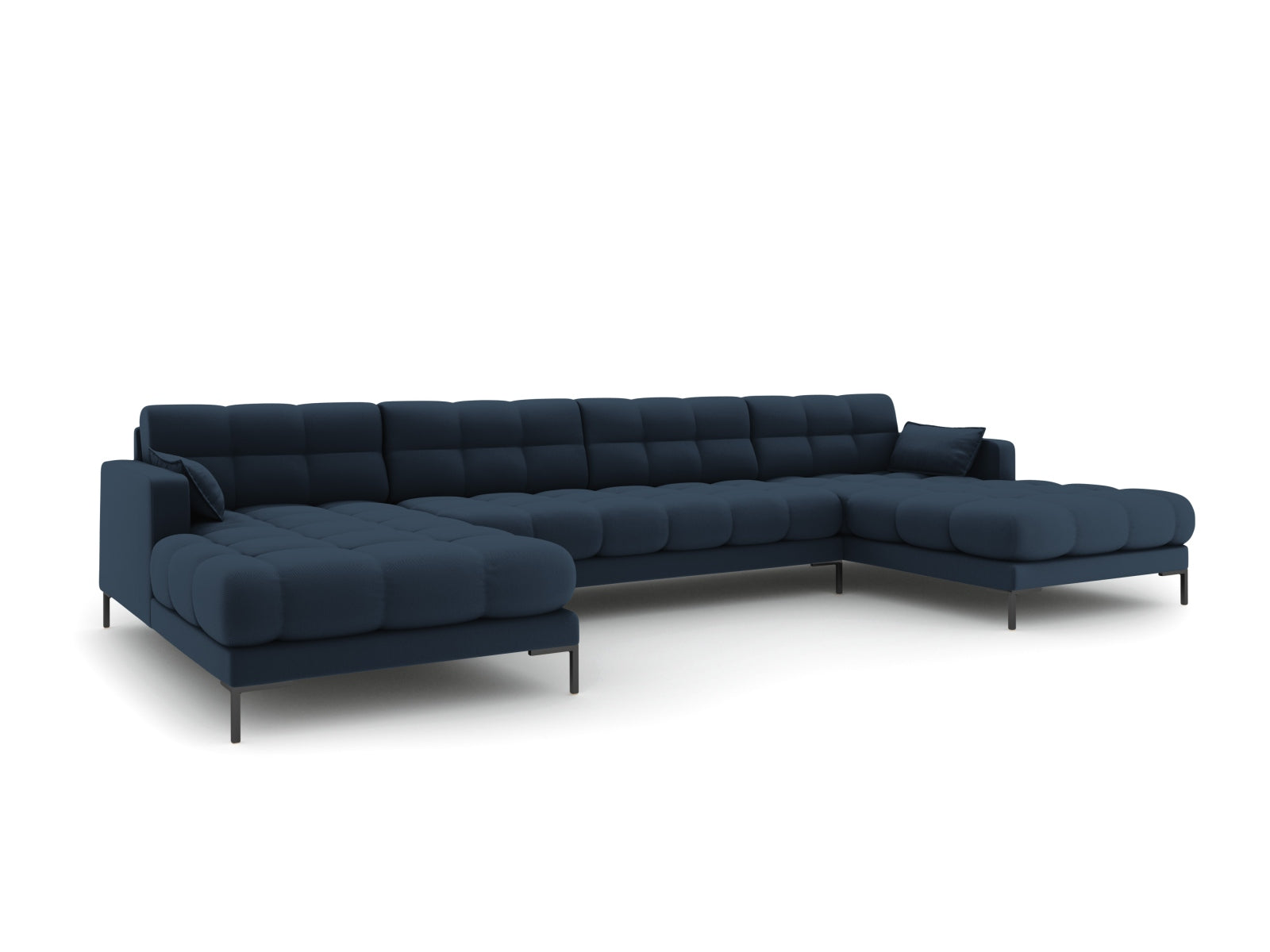 Mamaia Panoramic Sofa, 6 Seats, 383x185 cm — Blue
