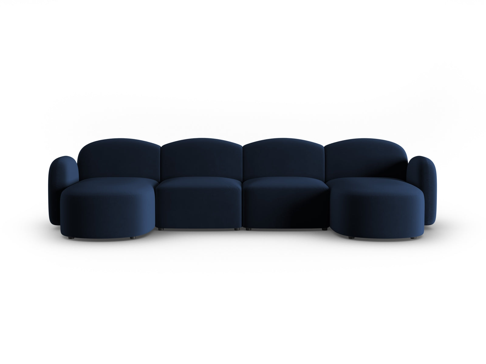 Blair Panoramic Sofa, 6 Seats, 354x167 cm — Royal Blue