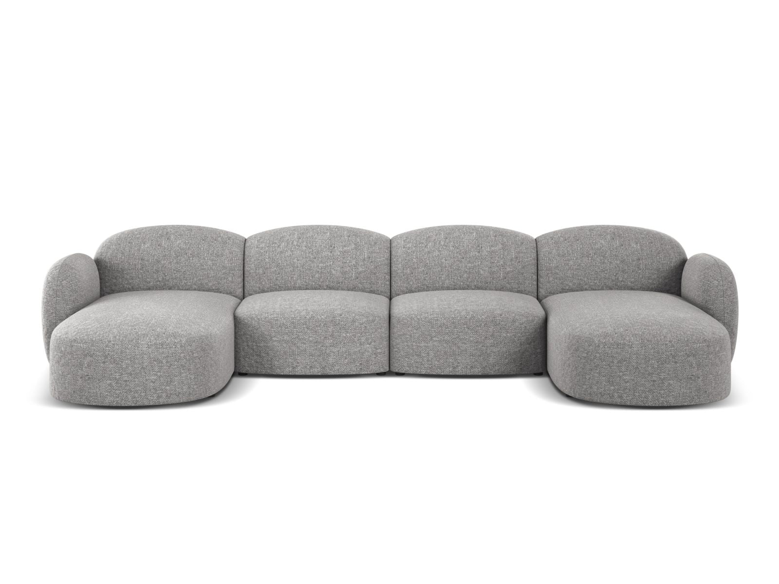 Blair Panoramic Sofa, 6 Seats, 354x167 cm — Light Grey