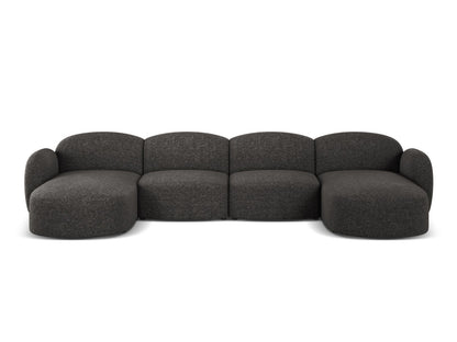 Panoramasofa Chenille Anthrazit Blair — Anthracite