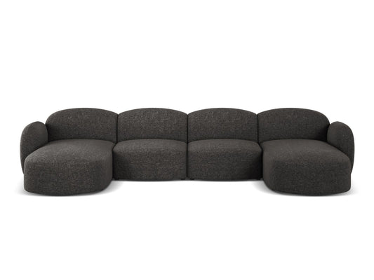 Blair Panoramic Sofa, 6 Seats, 354x167 cm — Anthracite