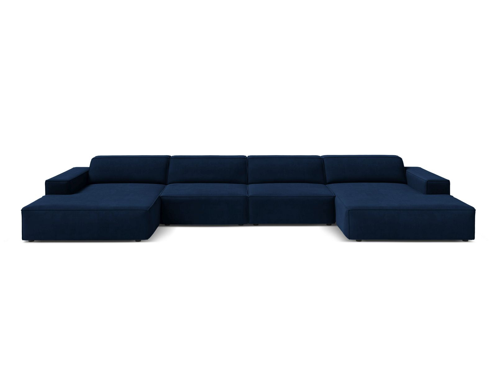 Jodie Panoramic Sofa, 6 Seats, 364x162 cm — Royal Blue