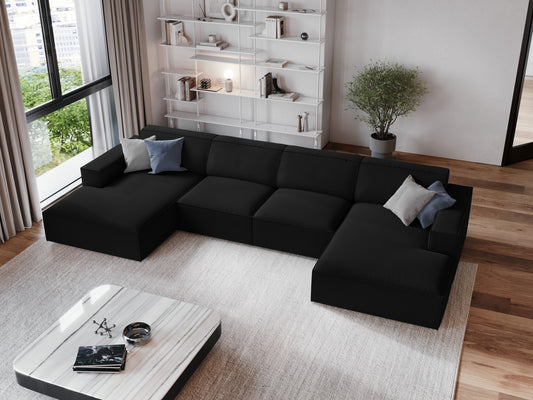 Jodie Modular Panoramic Sofa, 6 Seats, 364x162 cm